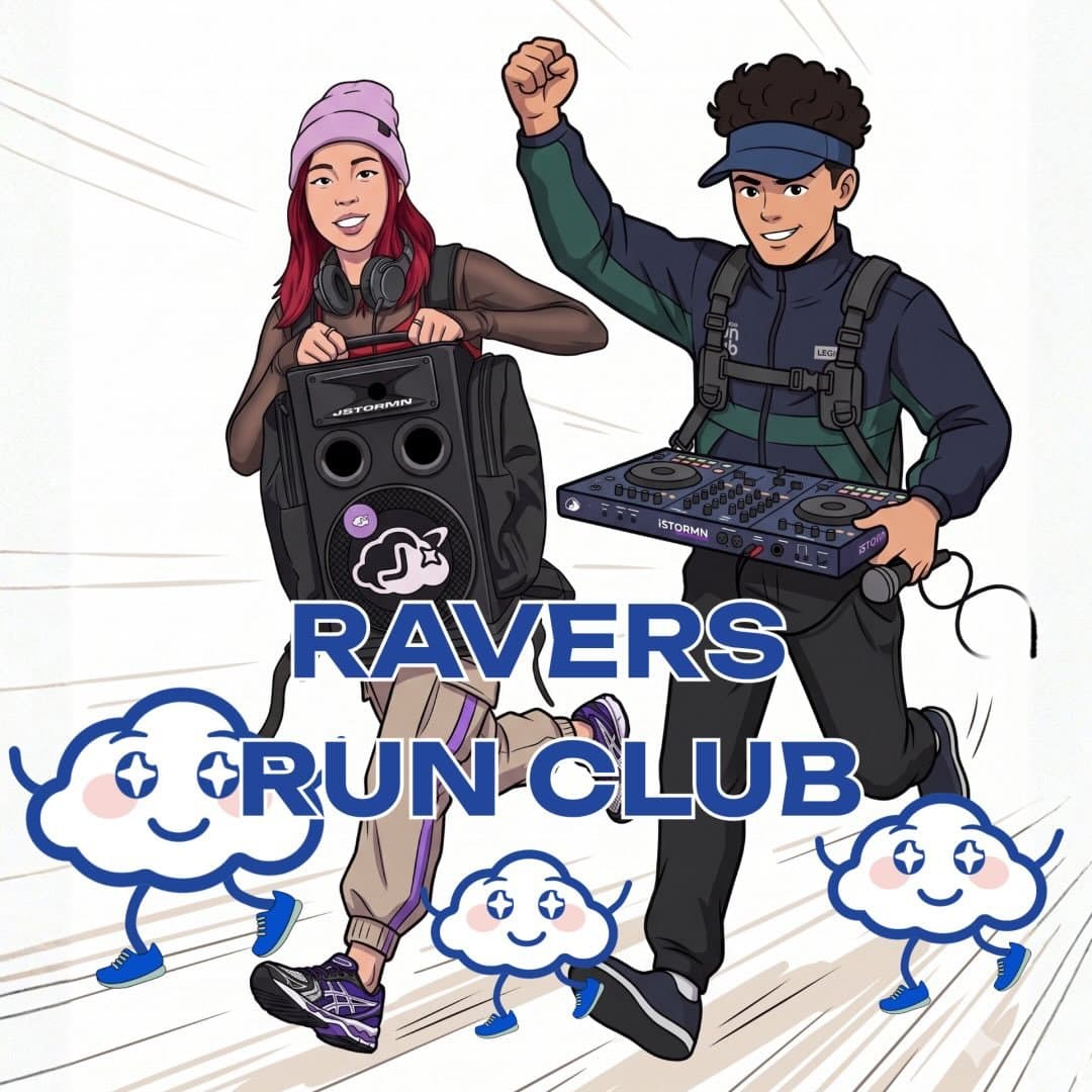 Ravers Run Club logo